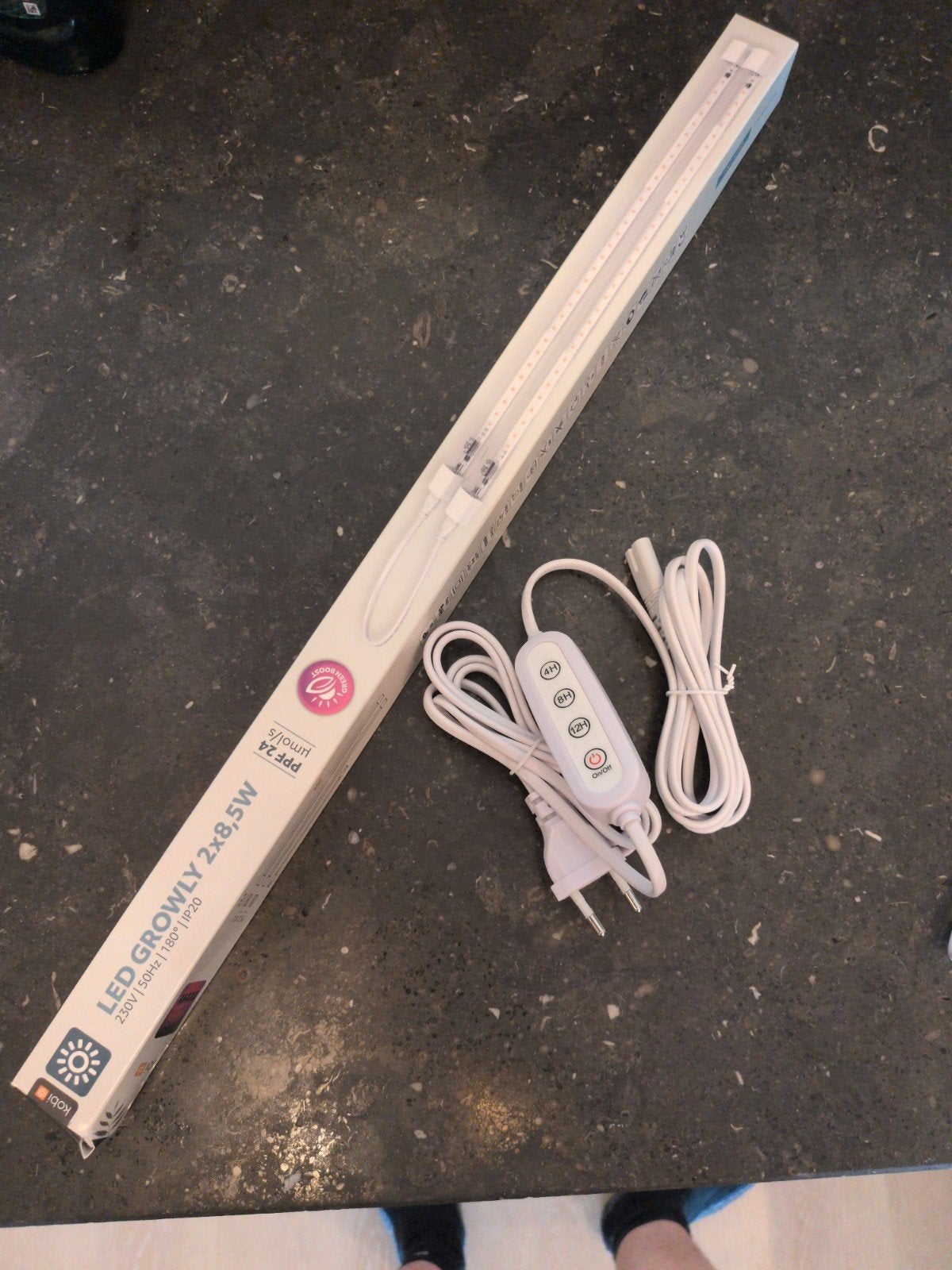 LED Growly Kweeklamp 2x8.5W met Timer, Tuin en Terras, Ophalen of Verzenden