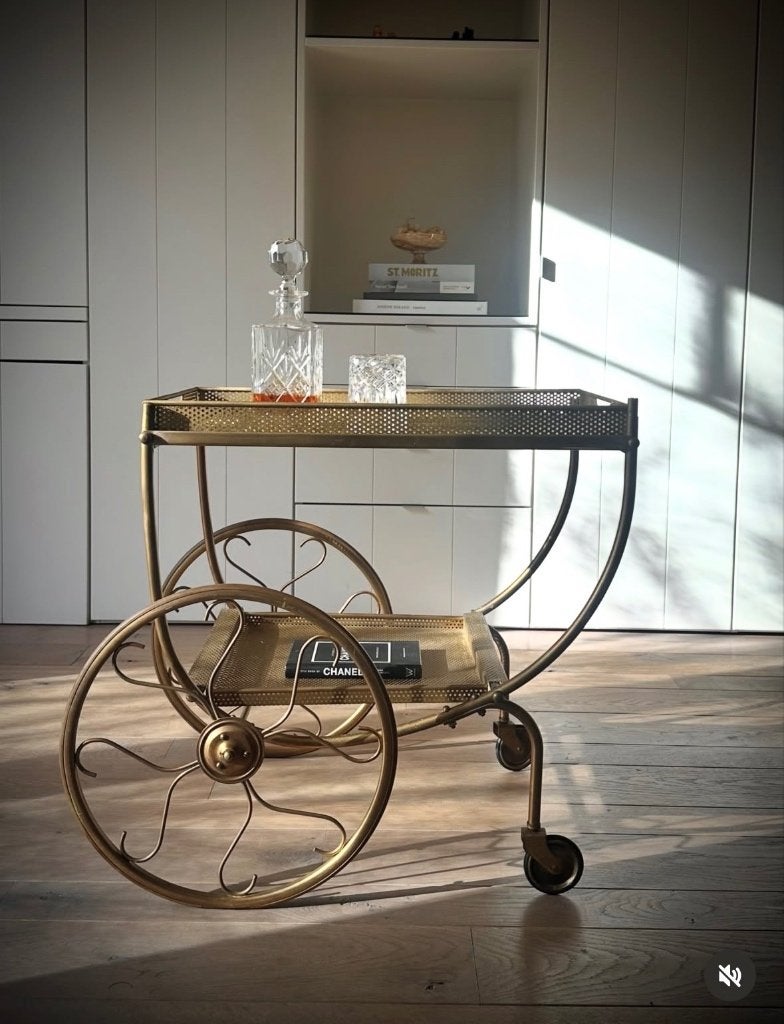 Bar cart, Ophalen, Zo goed als nieuw, 75 cm of meer, 60 cm of meer