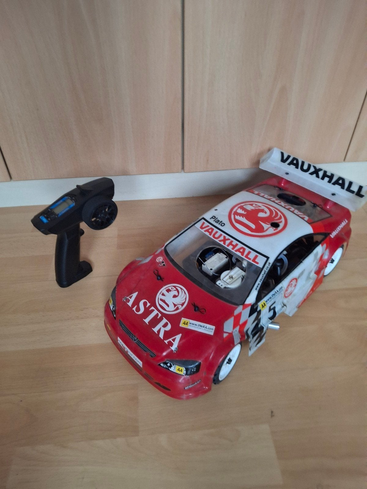 RC Nitro Vauxhall Astra 4WD 1:10 met afstandsbediening, Ophalen, Gebruikt, Schaal 1:10, Auto onroad