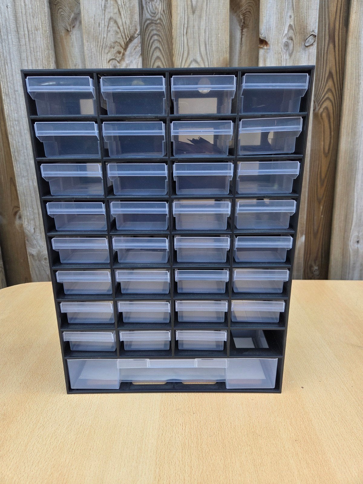 Onderdelenkast / Organizer met 31 kleine en 1 grote lade – Z, Ophalen, Doos, Minder dan 35 cm, Minder dan 50 cm