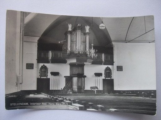 R26 Stellendam - Interieur N.H. Kerk - 1965, Verzenden, 1960 tot 1980, Gelopen, Zuid-Holland