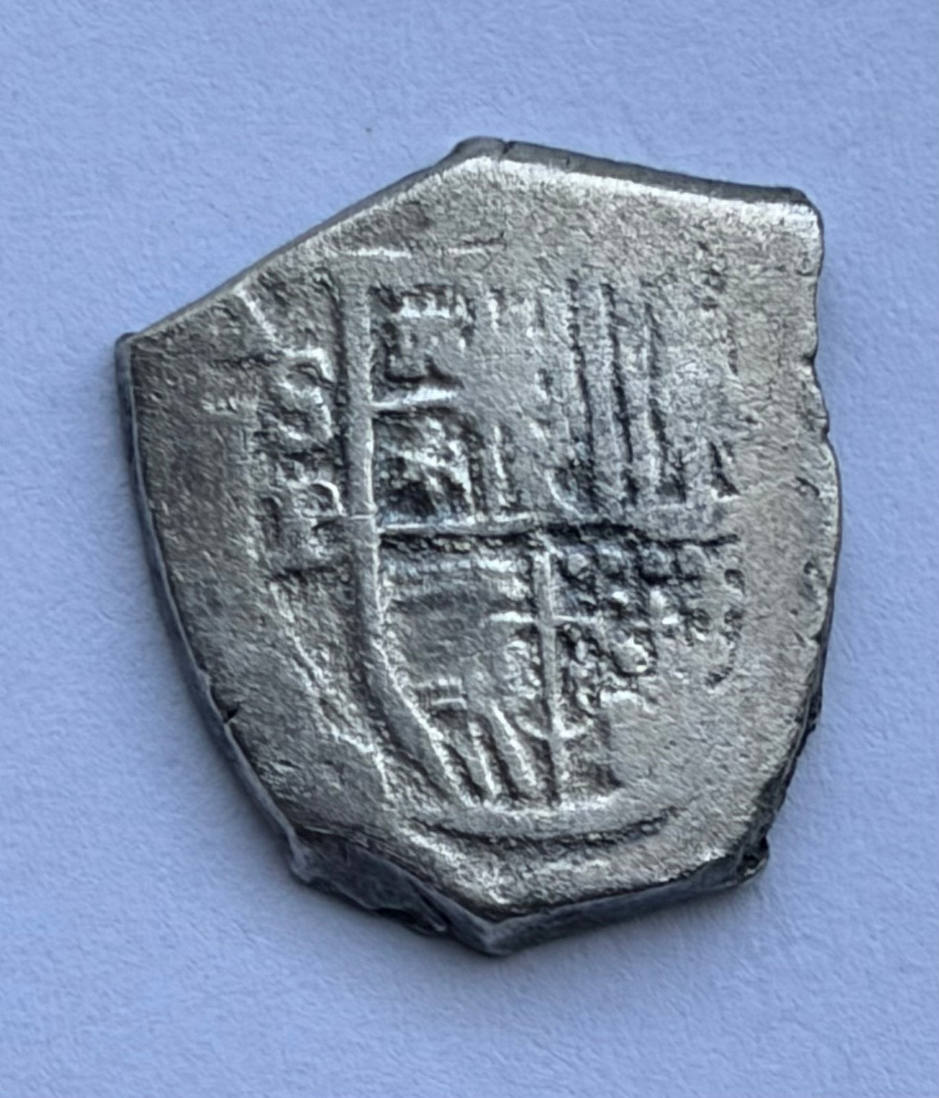 Zeldzame 2 Reales COB, Verzenden, Overige landen, Losse munt, Zilver