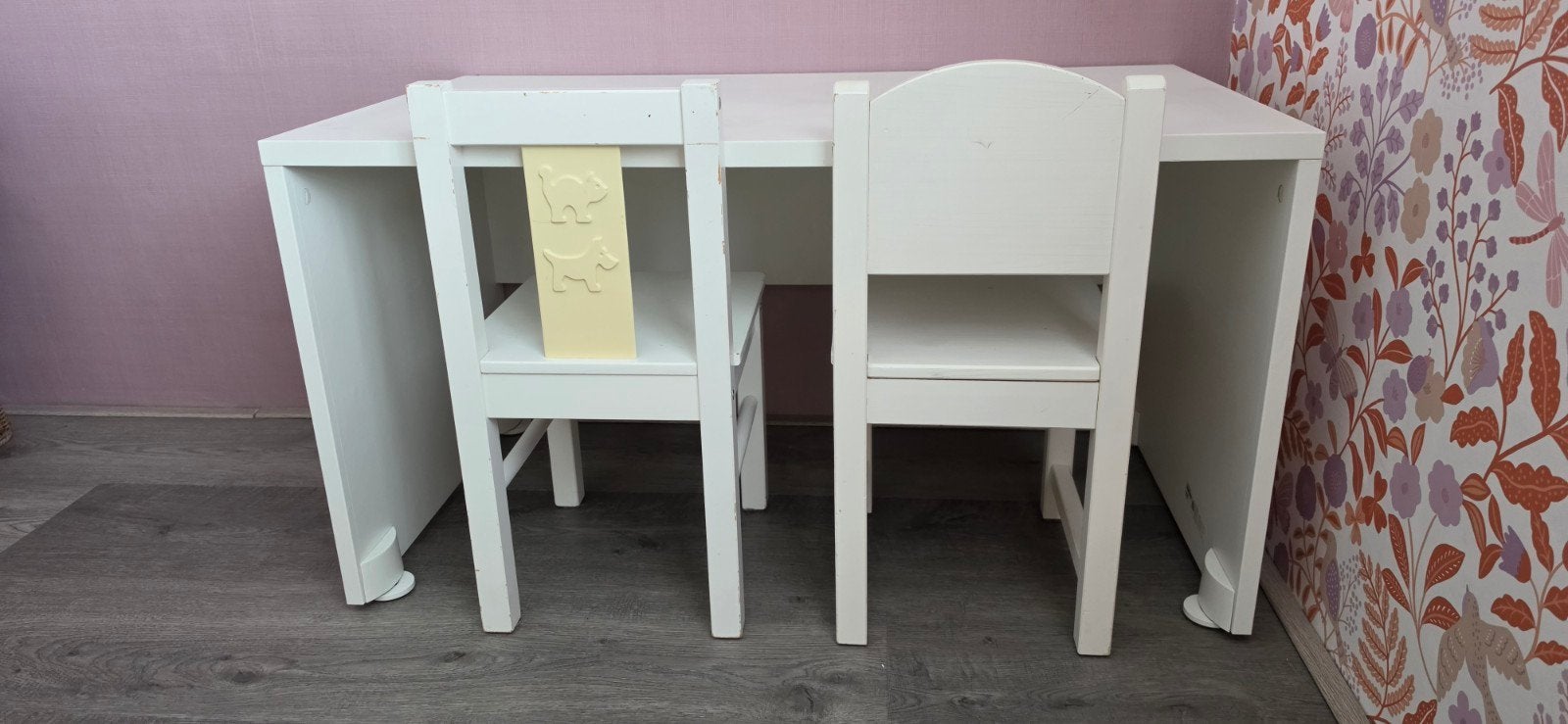 Ikea Stuva kinderbureau met 2 Kritter stoelen, Ophalen, Gebruikt, Tafel(s) en Stoel(en)