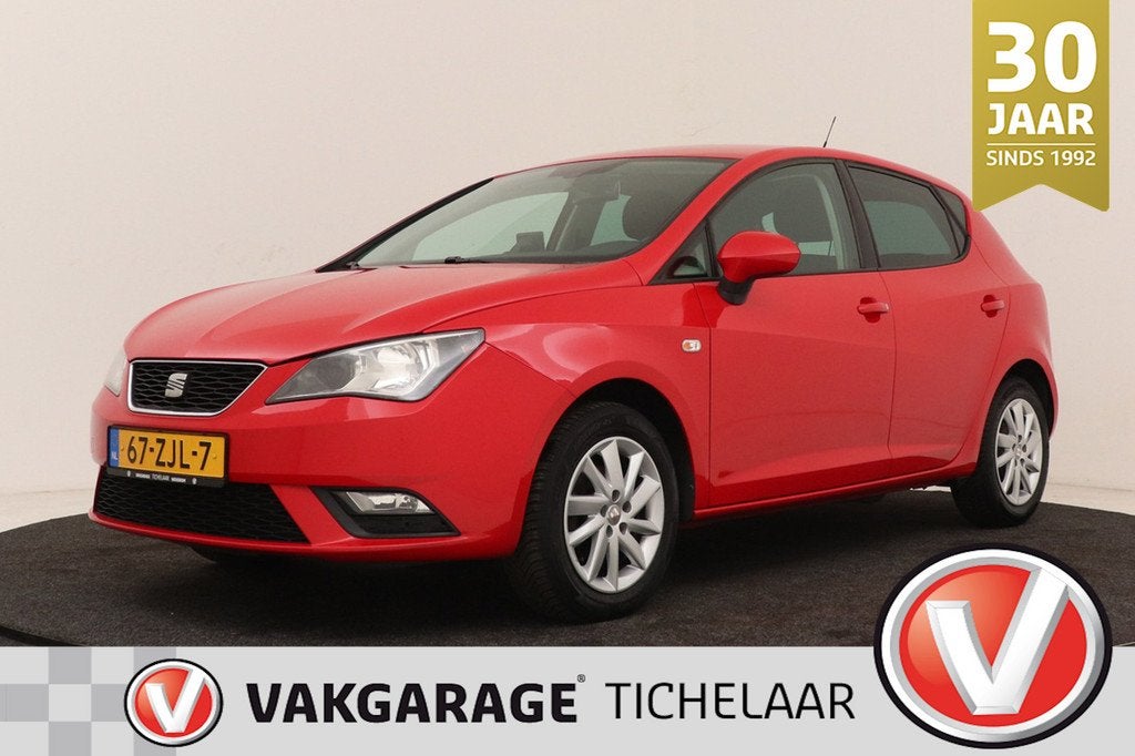 Seat Ibiza 1.2 TSI Style | Trekhaak | Org NL | Climate Contr, Voorwielaandrijving, Euro 5, Zwart, 990 kg