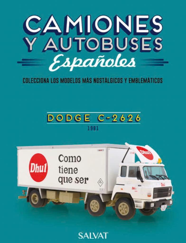 Dodge C-2626 1981 DHUL schaal 1/43 SERIE camion autobus # 51, Verzenden, Nieuw, Bus of Vrachtwagen, Overige merken