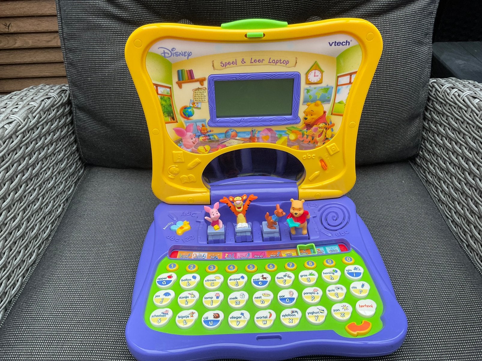 Nieuwe zgan Disney Vtech Winnie the Pooh laptop NL, Kinderen en Baby's, Speelgoed | Vtech, Ophalen, Nieuw