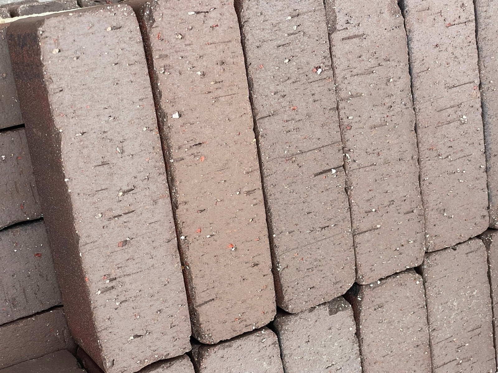 7,5 m2 terras stenen of oprit, Doe-het-zelf en Verbouw, Metselstenen, Ophalen of Verzenden, Nieuw, Bakstenen
