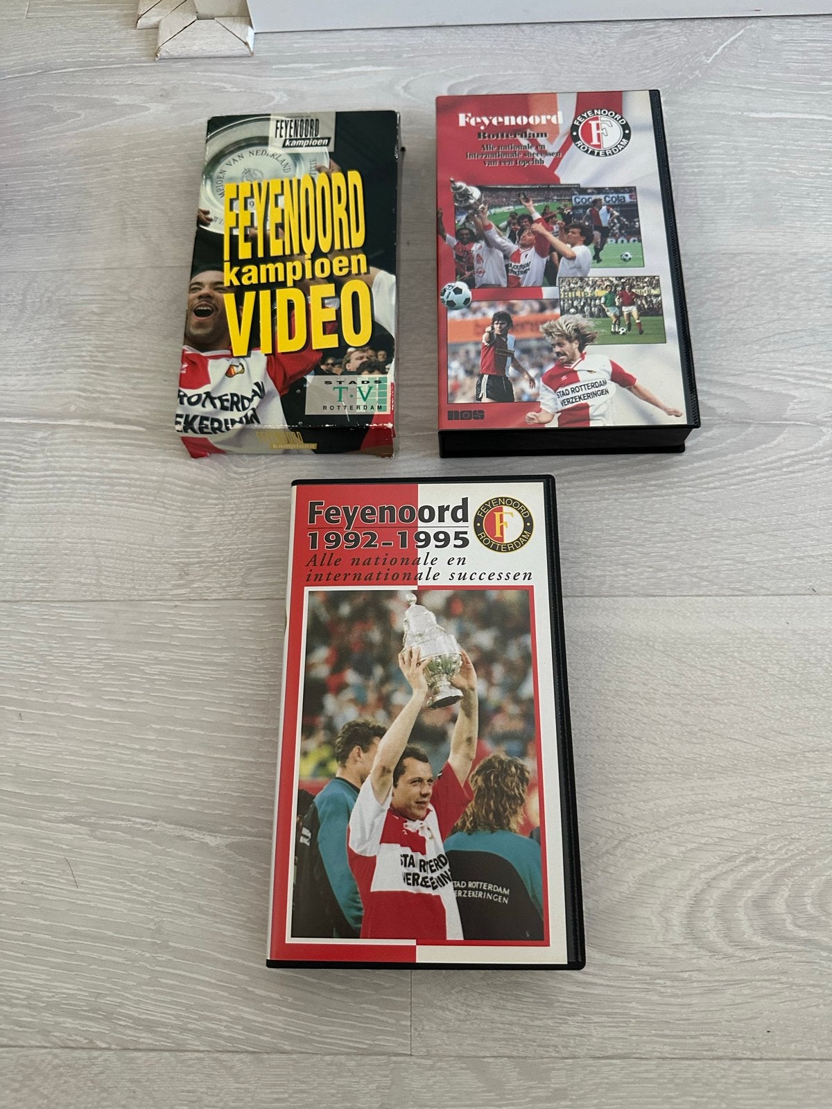 Feyenoord VHS collectie: Kampioen, 1992-1995 successen, Boxset, Gebruikt, Documentaire, Alle leeftijden