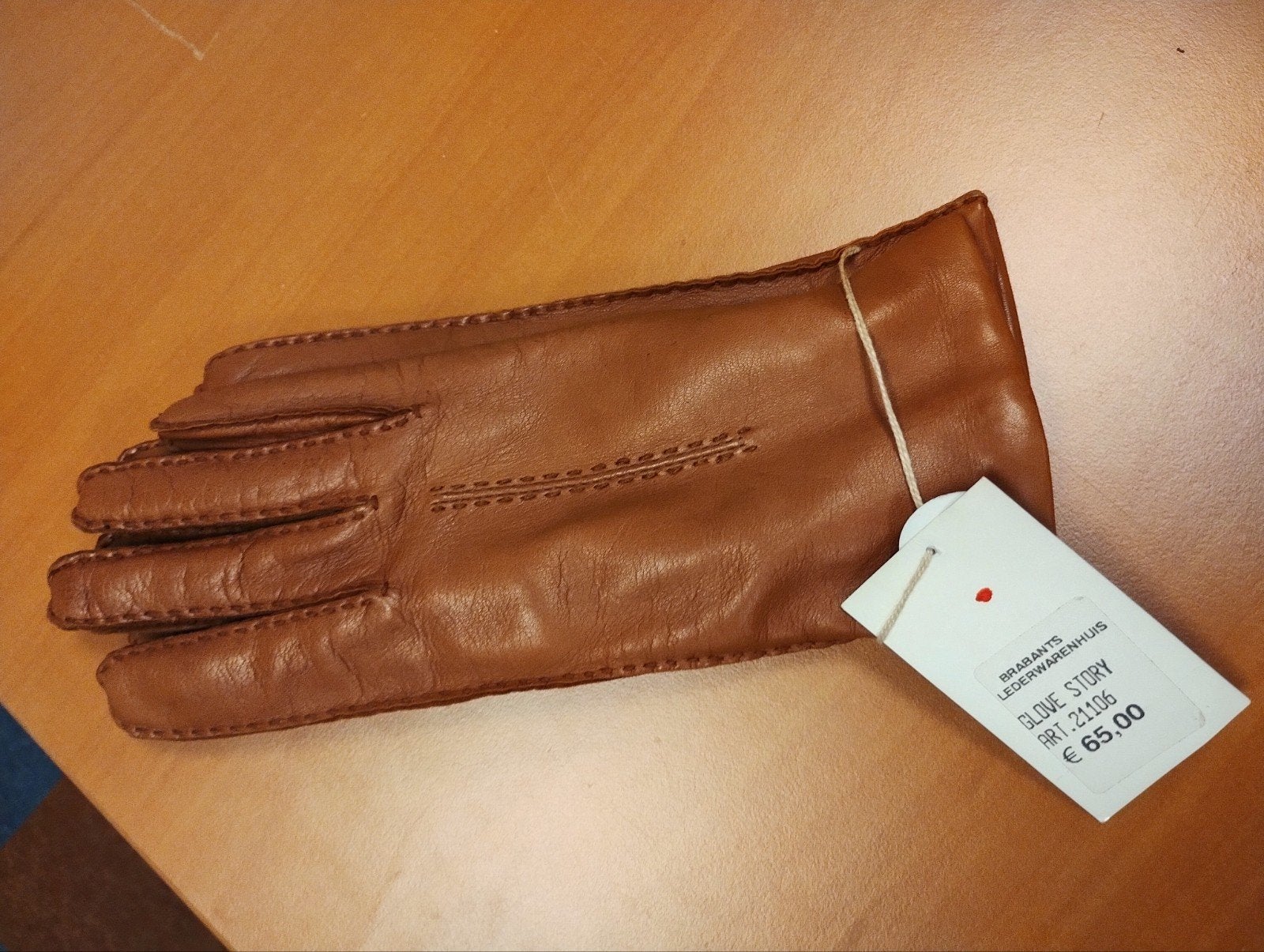 Leren handschoenen - Nieuw met label vrouwen, Maat 38/40 (M), Glove Story, Nieuw, Ophalen of Verzenden