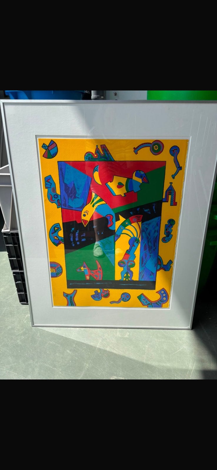 Kunst zeefdruk, Antiek en Kunst, Ophalen