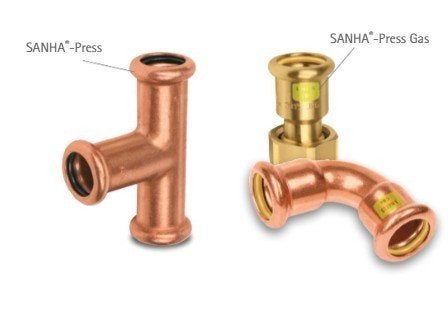 068. Sanha persfittingen press tbv gas water cv verwarming, Ophalen of Verzenden, Nieuw