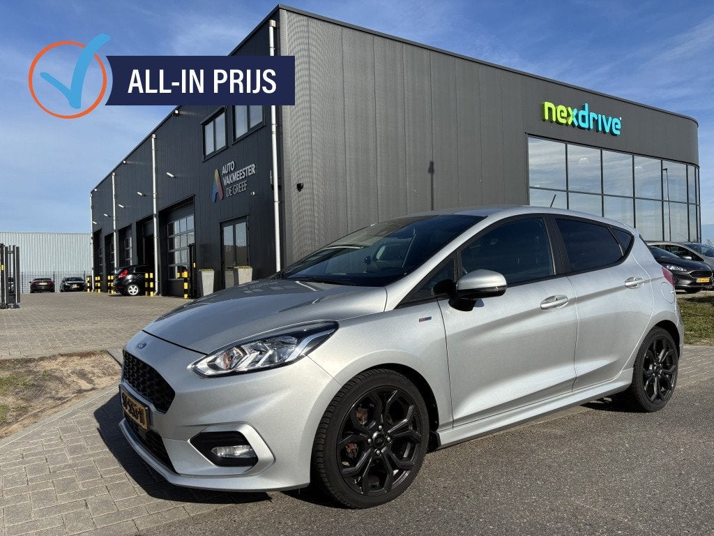 Ford Fiesta 1.0 EcoBoost 100 pk ST-Line Winterpack, Dealer onderhouden, 1063 kg, Gebruikt, Euro 6