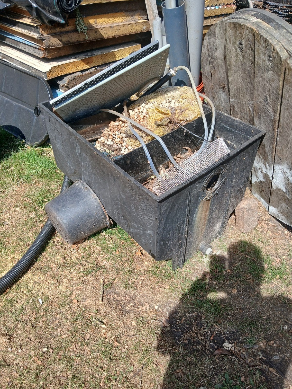 Vijverfilter met diverse filtermaterialen, Tuin en Terras, Vijvers, Ophalen, Gebruikt