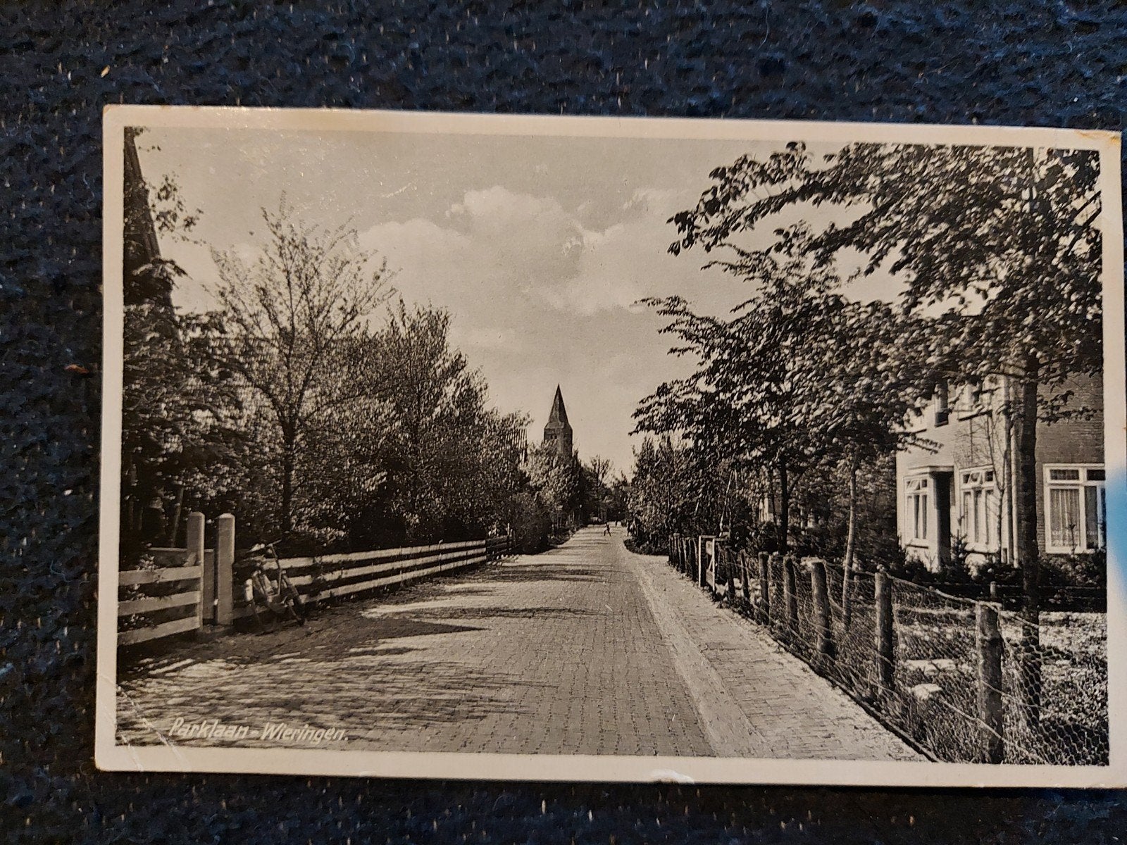 Oude ansichtkaart Parklaan Wieringen 1939, Ophalen of Verzenden