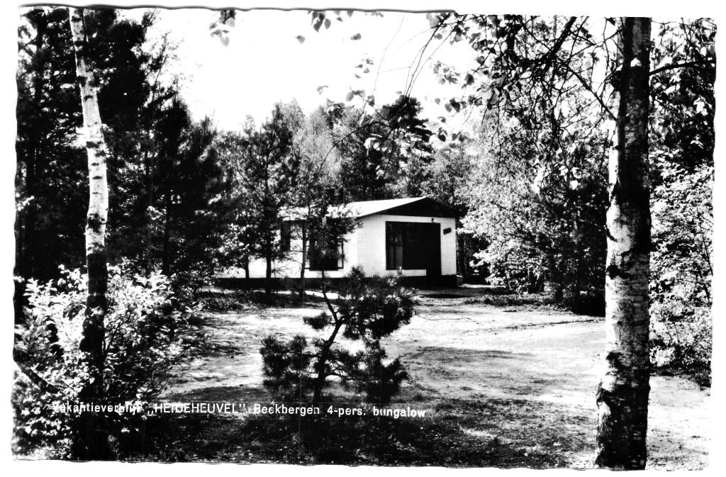 939147 Beekbergen 1966 Bungalow Heideheuvel zegel afgeweekt, Ophalen of Verzenden, 1960 tot 1980, Gelopen, Gelderland