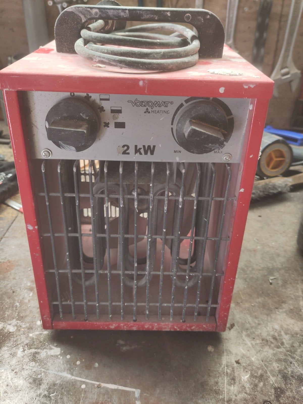 bouwkachel heater 2 kW, Ophalen of Verzenden, Zo goed als nieuw, Overige typen