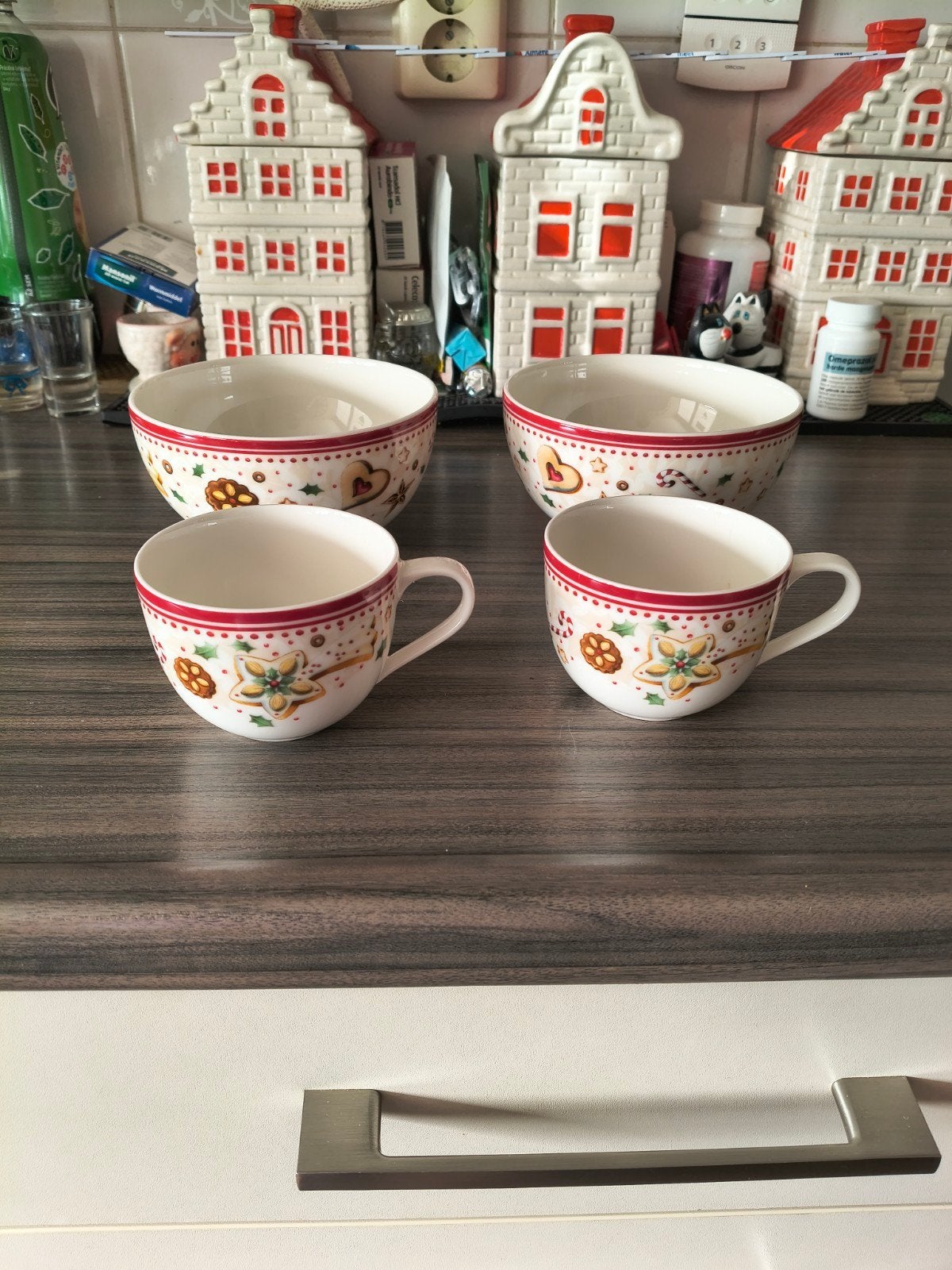 Villeroy & Boch Winter Bakery Delight Kommen en Mokken, Huis en Inrichting, Villeroy & Boch, Zo goed als nieuw, Overige stijlen