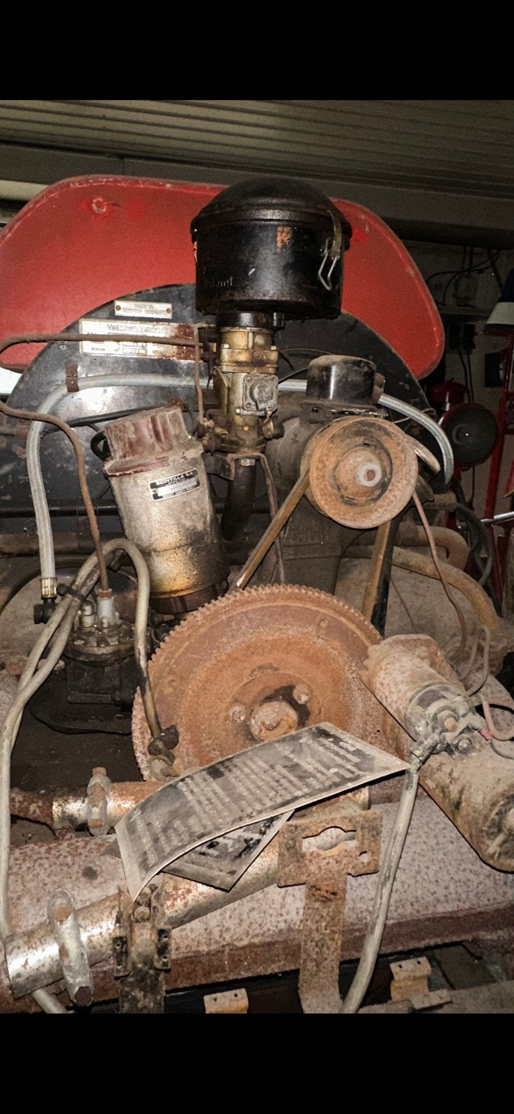 VW 1200cc 30pk Industriemotor Vaste dynamosteun, Ophalen, Diesel strast, Volkswagen, Volkswagen