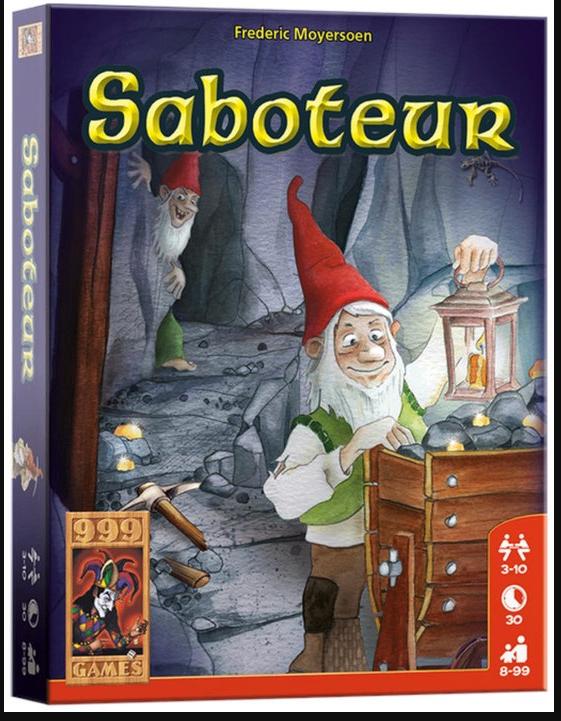 Saboteur Basisspel - Kaartspel - Nieuw -, Hobby en Vrije tijd, Gezelschapsspellen | Kaartspellen, Ophalen of Verzenden, Nieuw