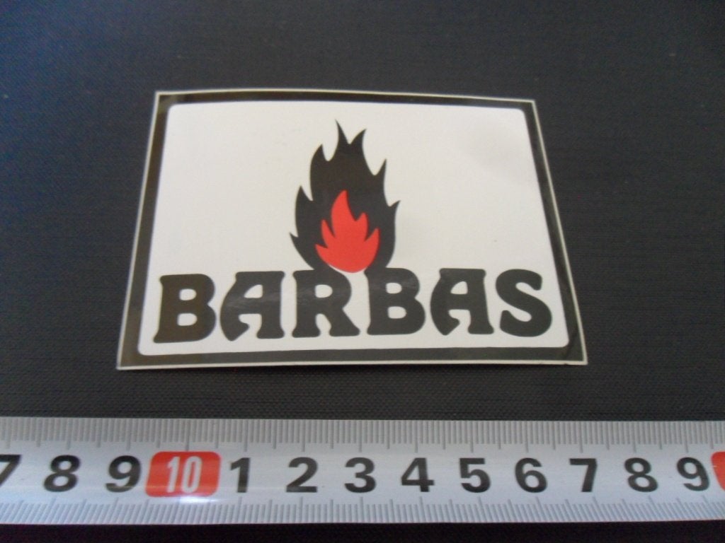sticker BARBAS logo *, Verzamelen, Stickers, Zo goed als nieuw, Ophalen