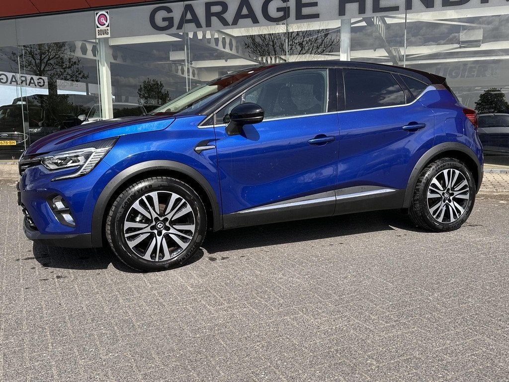 Renault Captur 1.6 E-Tech Plug-in Hybrid 160 Initiale Paris, 77 km/l, Gebruikt, 4 cilinders, Blauw
