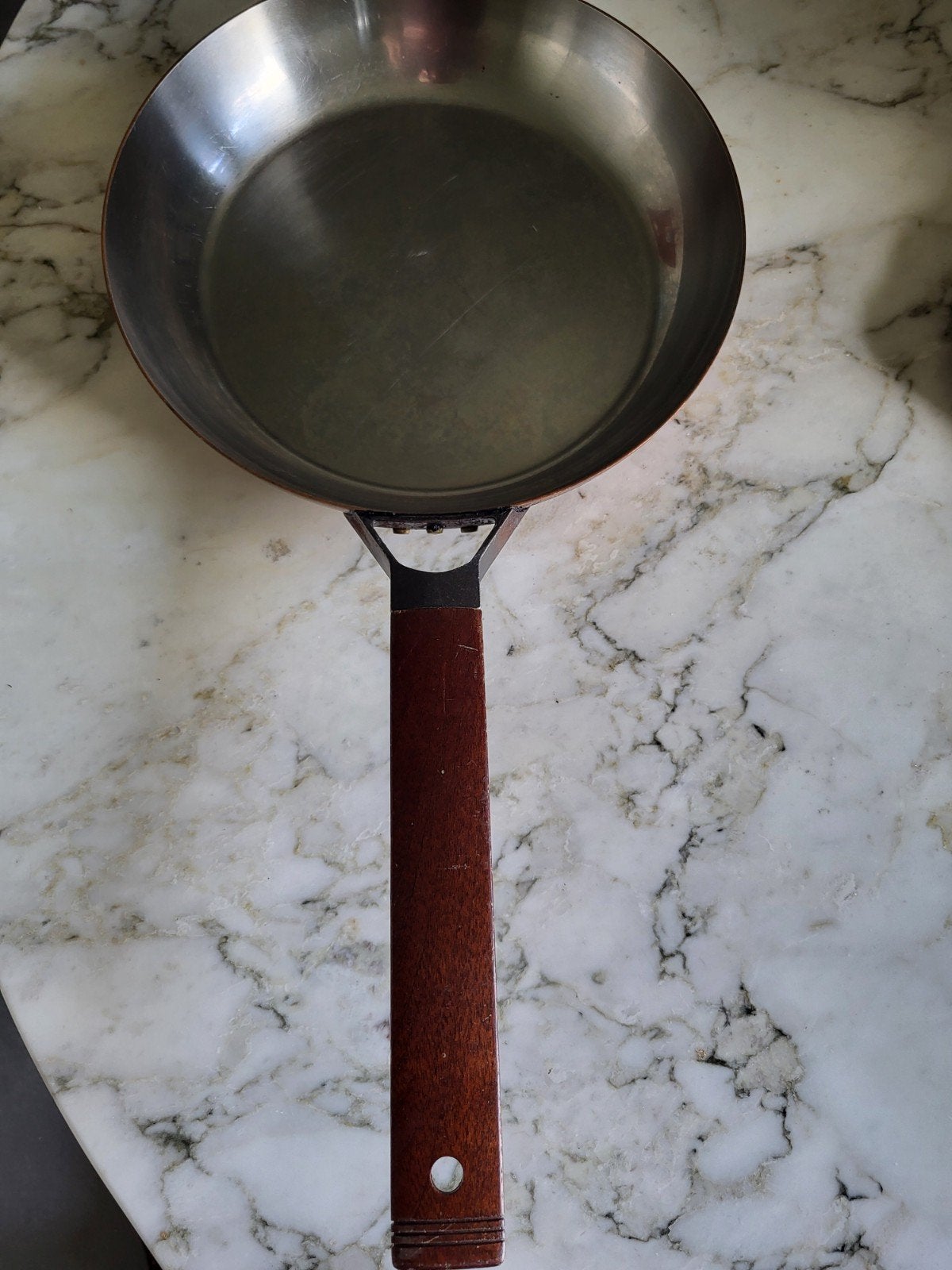 Alessi Koperen Steelpan - richard sapper - Ø 28 cm, Huis en Inrichting, Keuken | Potten en Pannen, Ophalen, Met handvatten, Kookpan