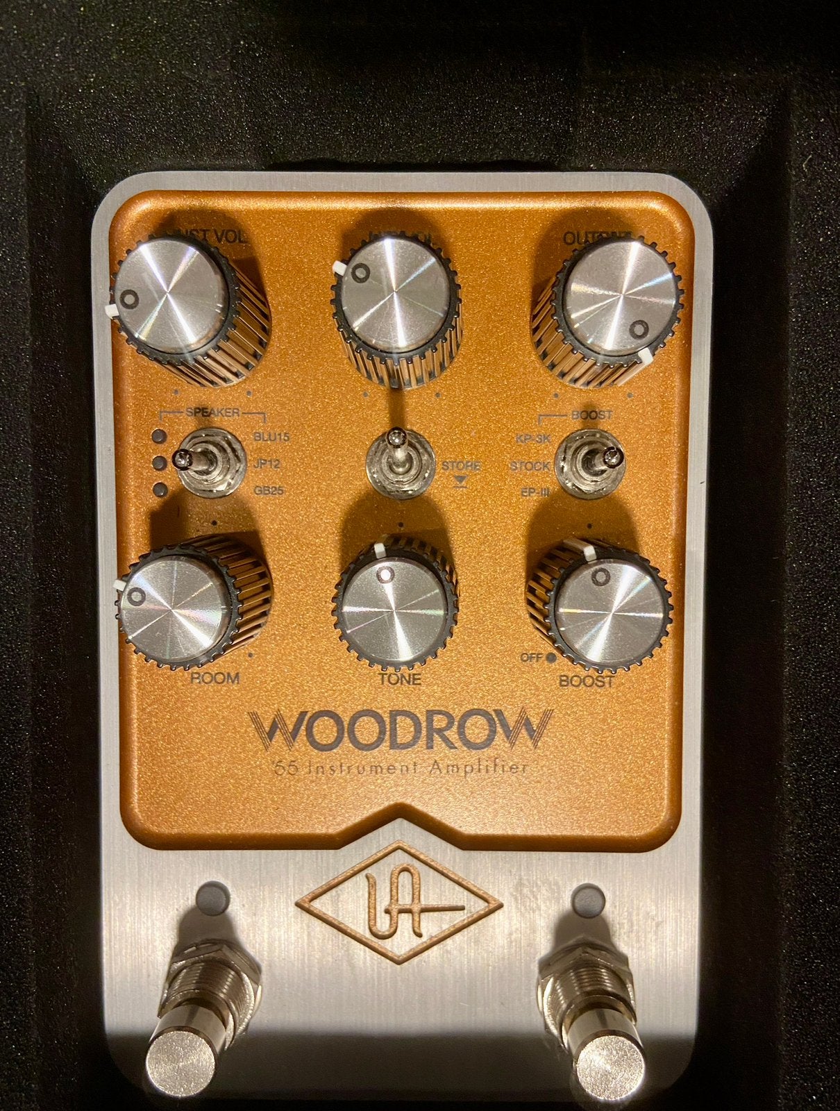 Universal Audio Woodrow ’55 Instrument tweed Amplifier pedal, Ophalen of Verzenden, Zo goed als nieuw
