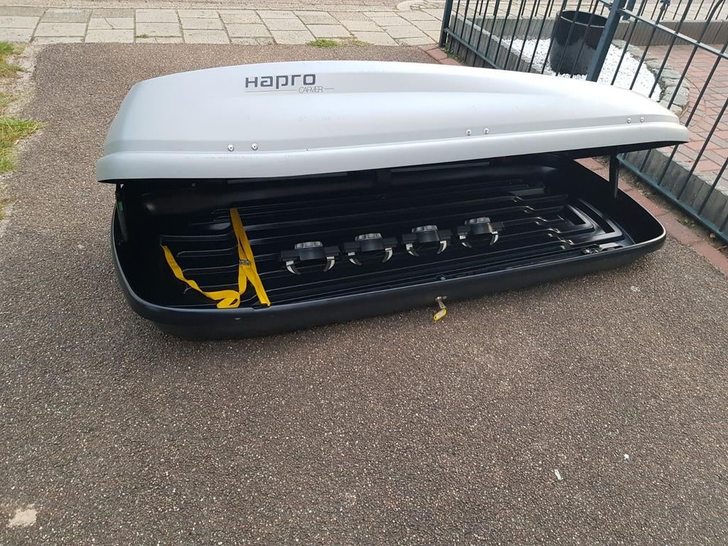 In goede staat grote Hapro Carver 6.5 MF dakkoffer skibox, Ophalen of Verzenden, Zo goed als nieuw