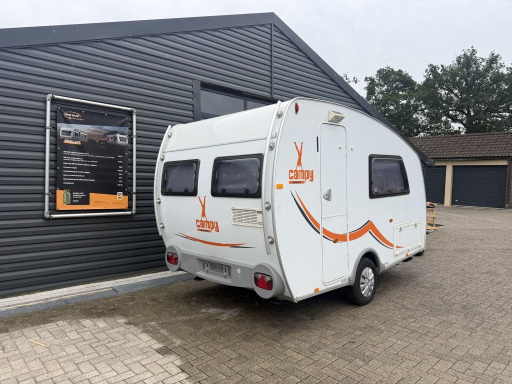 Dethleffs Campy een licht gewicht caravan, Tot en met 2, Bedrijf, Dethleffs, 500 - 750 kg