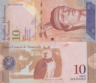 VENEZUELA 2014.08 10 bolivares fuerte #90e UNC, Verzenden, Zuid-Amerika, Los biljet