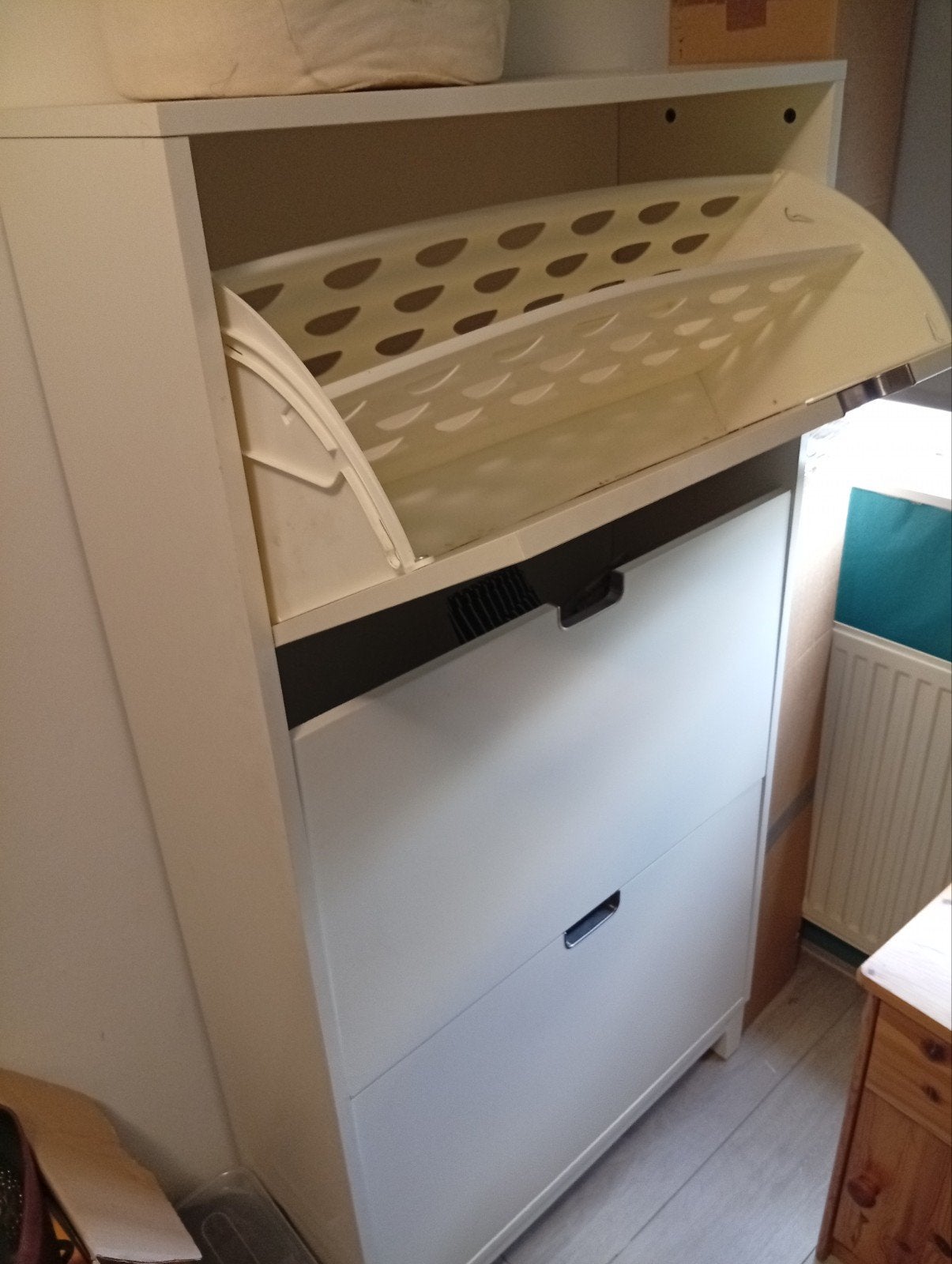 Schoenenkast met opbergruimte - 79x29x150 cm, Ophalen, Gebruikt, Modern, functioneel