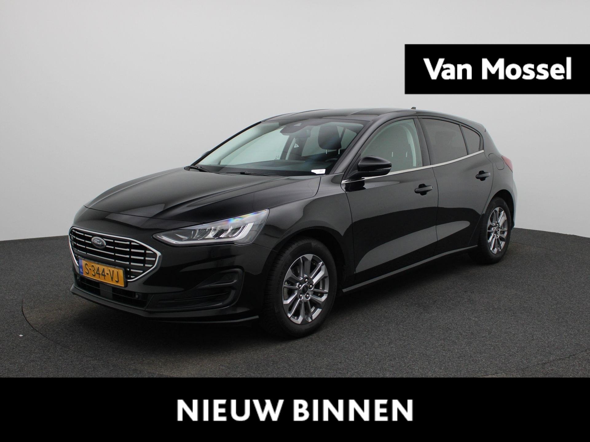 Ford Focus 1.0 EcoBoost Hybrid Titanium | Navigatie | Groot, Gebruikt, Euro 6, Zwart, Origineel Nederlands