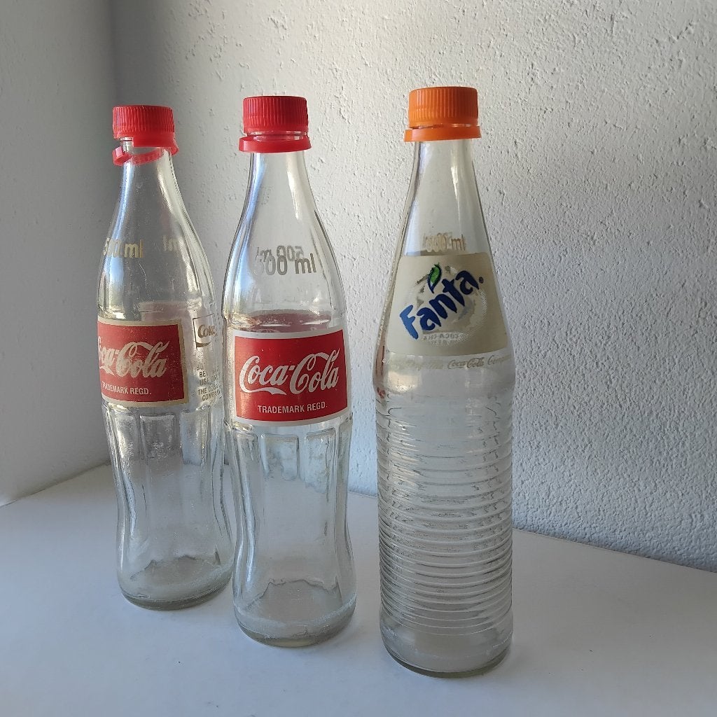 Fles 500ml coca cola / fanta, Ophalen of Verzenden, Gebruikt, Verpakking