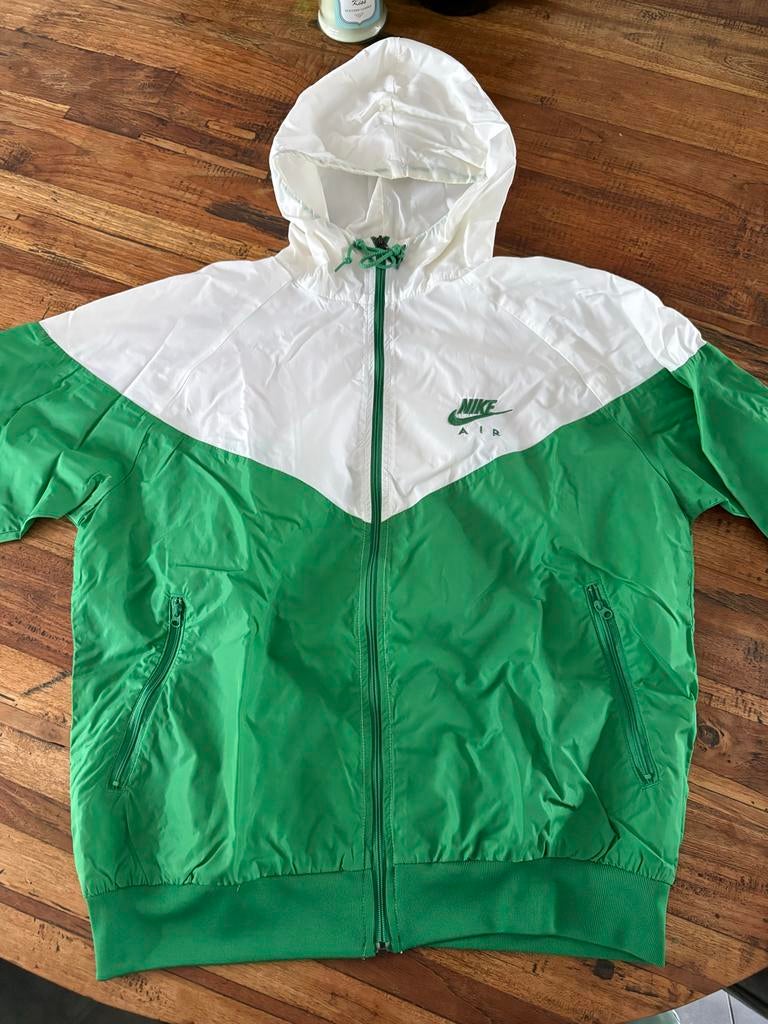 Nike Air Windrunner Groen/Wit Maat M, Maat 48/50 (M), Zwart, Ophalen of Verzenden, Ossenkamppad 25