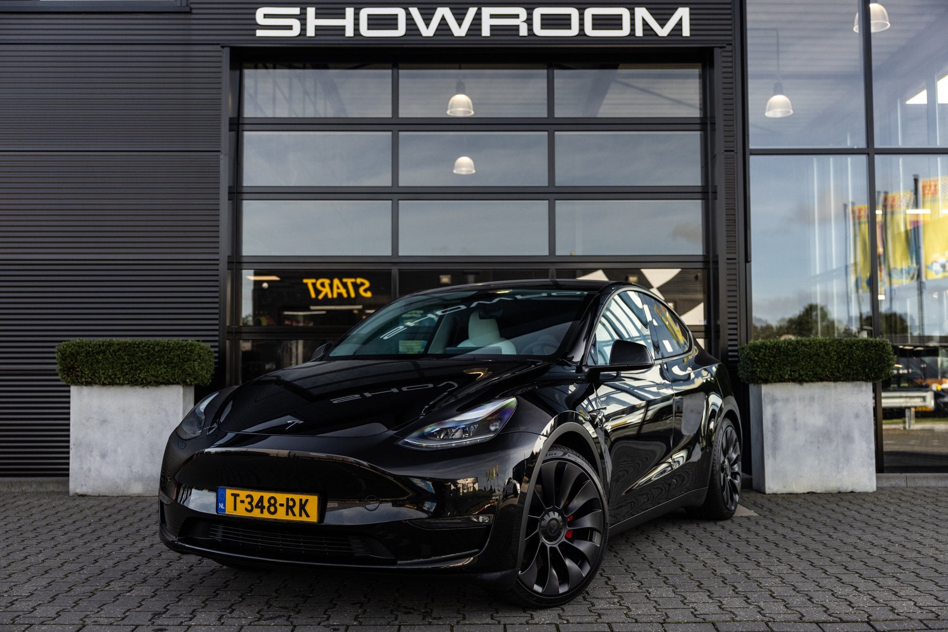 Tesla Model Y Performance AWD 75 kWh, 462 PK NL auto, 1e eig, Auto's, 514 km, Gebruikt, Zwart, Navigatiesysteem