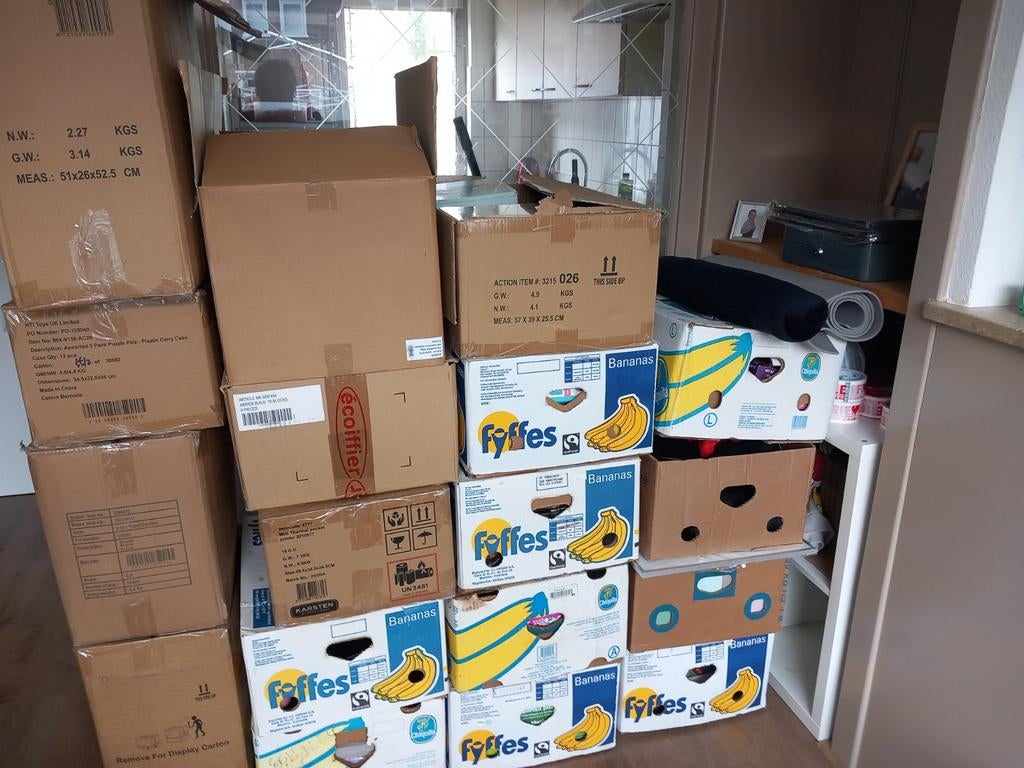 18 dozen vol met rommelmarkt spullen nieuw spul, Ophalen, Nieuw