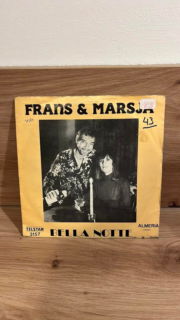 Frans en Marsja - bella notte, Cd's en Dvd's, Vinyl | Nederlandstalig, Ophalen of Verzenden, Zo goed als nieuw, Overige formaten