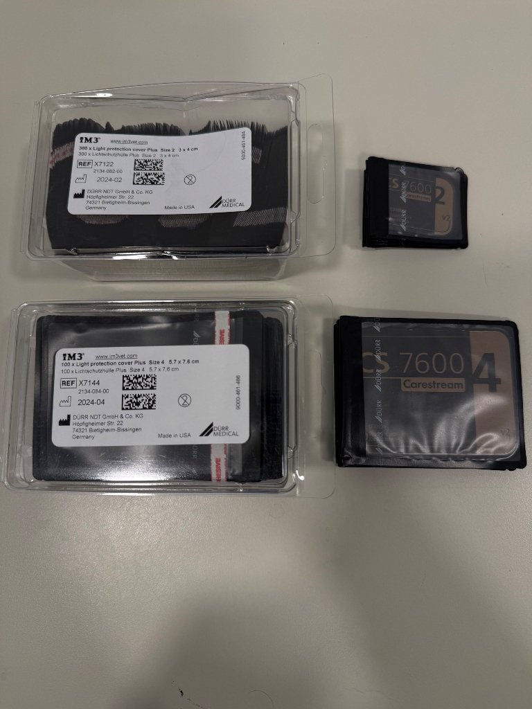 Dentale Röntgen plaatjes + hoesjes Carestream CS7600, Ophalen of Verzenden, Nieuw