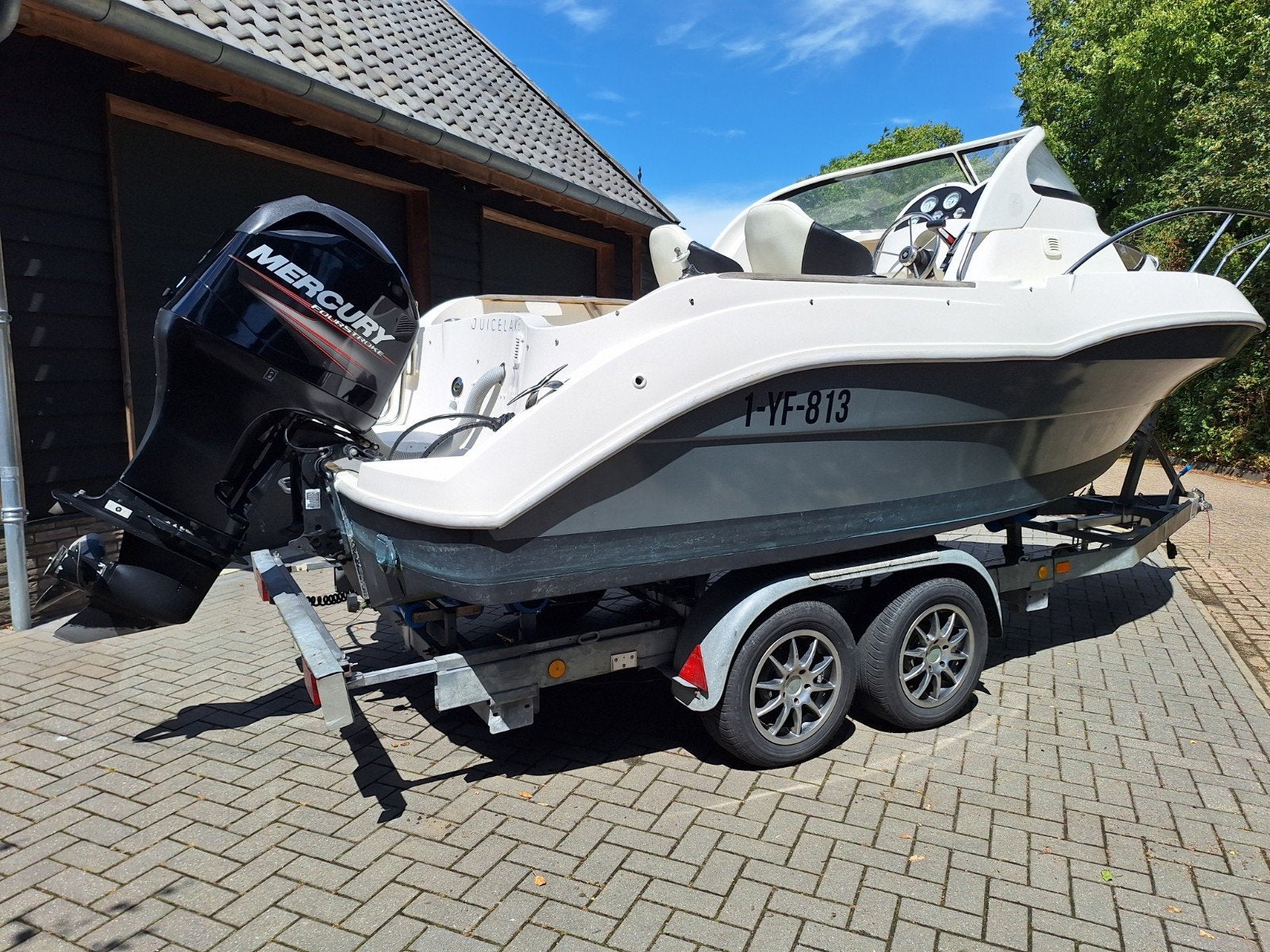 Quicksilver 540 Cabin - Mercury 115pk, Gebruikt, Kajuitboot, Buitenboordmotor, 5 m