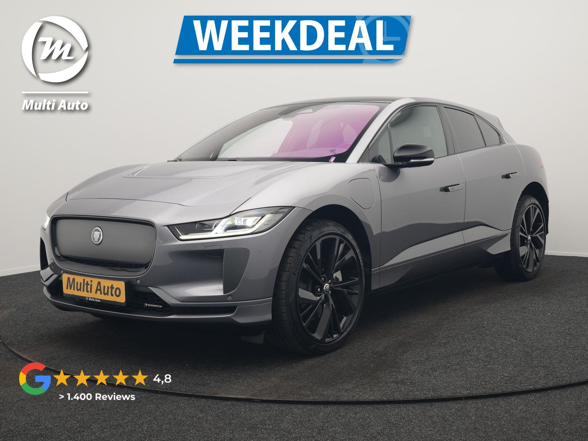 Jaguar I-PACE EV400 R-Dynamic 90kWh HSE FACELIFT MODEL INCL, Auto's, Jaguar, Automaat, Gebruikt, 4 cilinders, 90 kWh