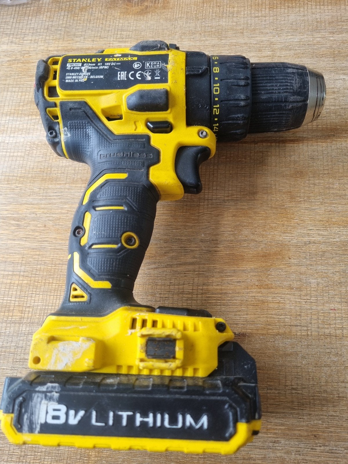 Stanley fatmax 18v FMC 607 geen idee of hij werkt, Ophalen, Boor- en Schroefmachine