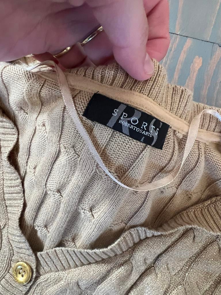 Roberto Sarto vest maat 38, Ophalen of Verzenden, Gedragen, Maat 38/40 (M), Beige