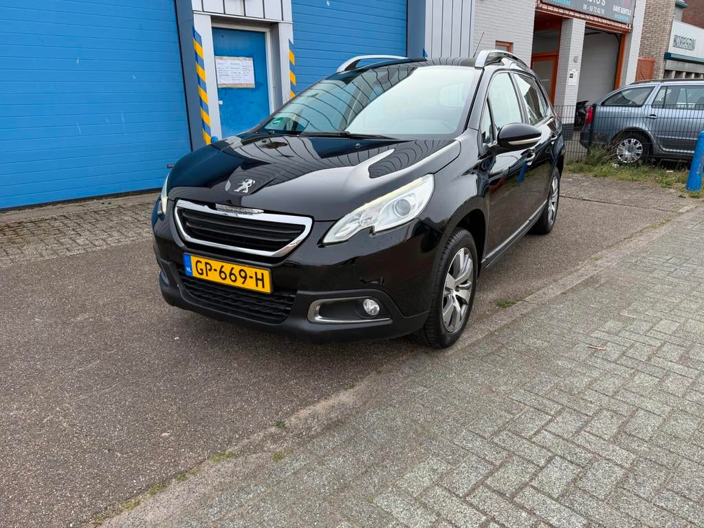 Peugeot 2008 1.2 PureTech Active Pack Premium Navi Airco Inr, Euro 5, 1199 cc, 82 pk, Zwart