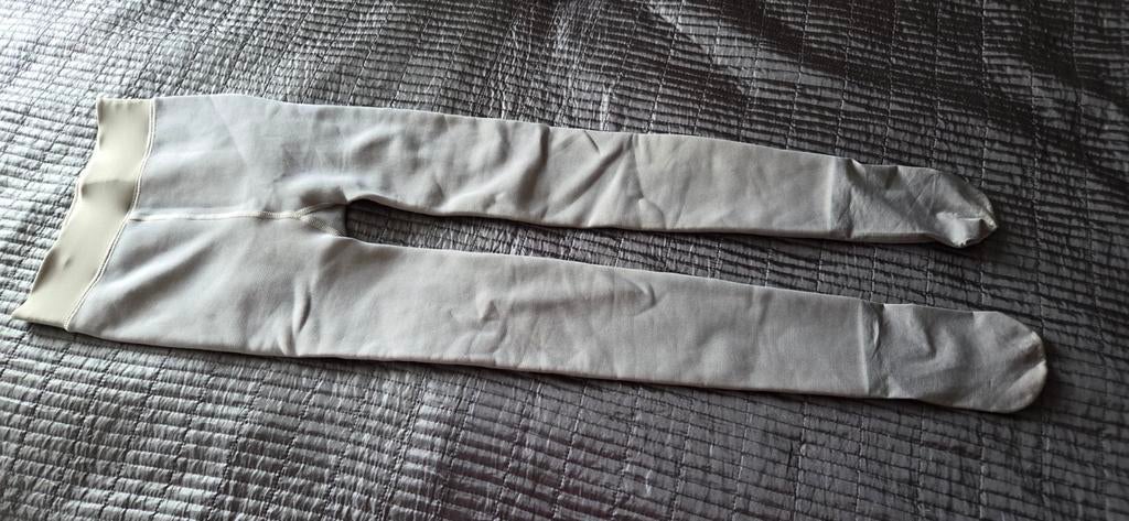Nieuwe gevoerde panty - lichtgrijs, Nieuw, Ophalen of Verzenden, Maat 44/46 (L), Grijs