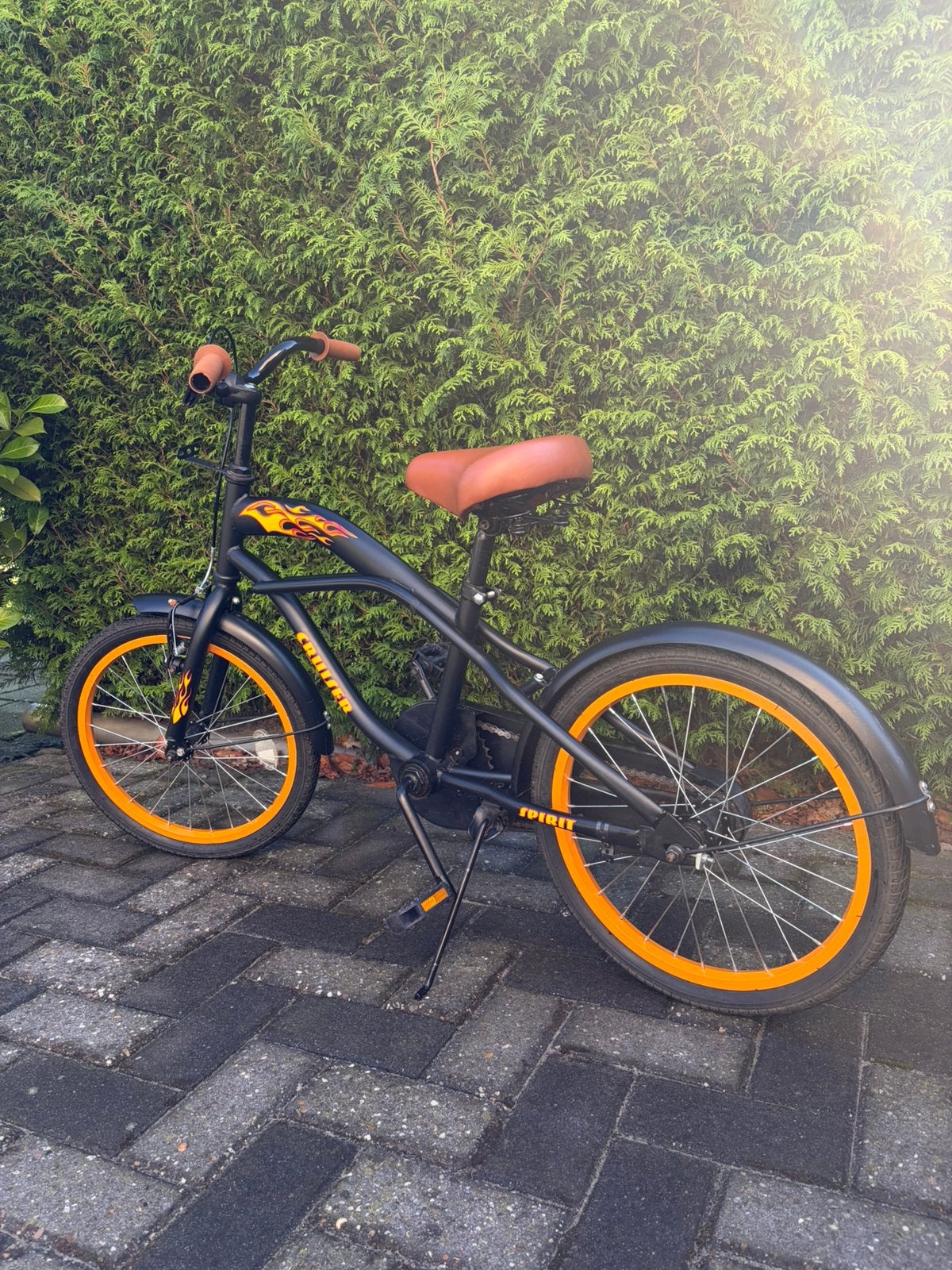 Cruiser fiets 18 inch, Ophalen, Gebruikt, Terugtraprem, 16 tot 20 inch