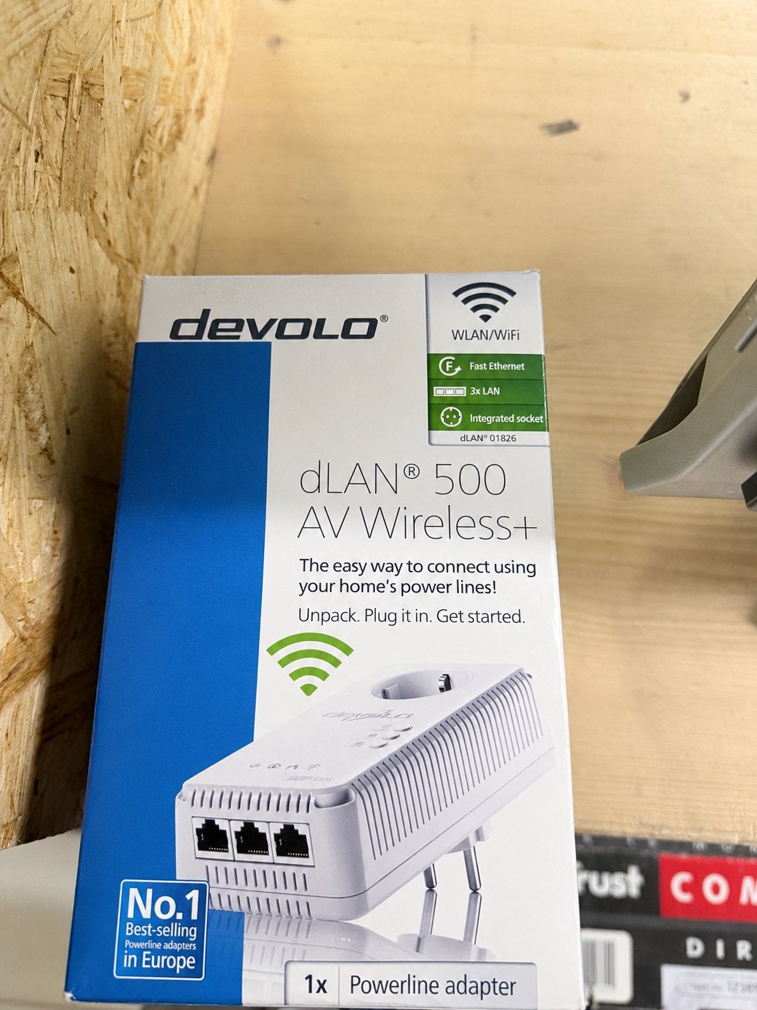 Powerline adapter/wifi versterker nog in doos!, Ophalen, Zo goed als nieuw
