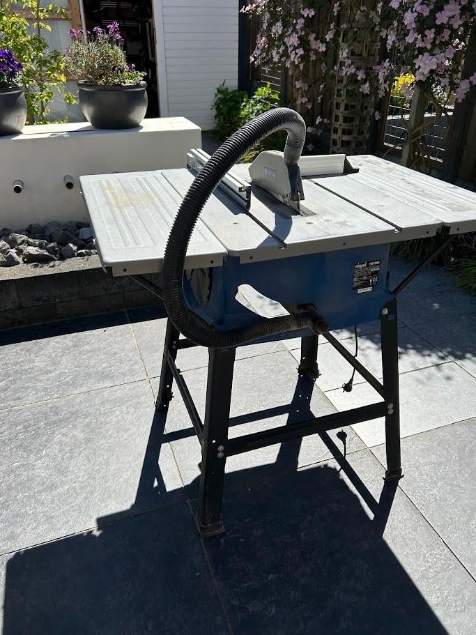 Zaagtafel Scheppach HS100s, Ophalen, Cirkelzaag, Zo goed als nieuw, 1200 watt of meer