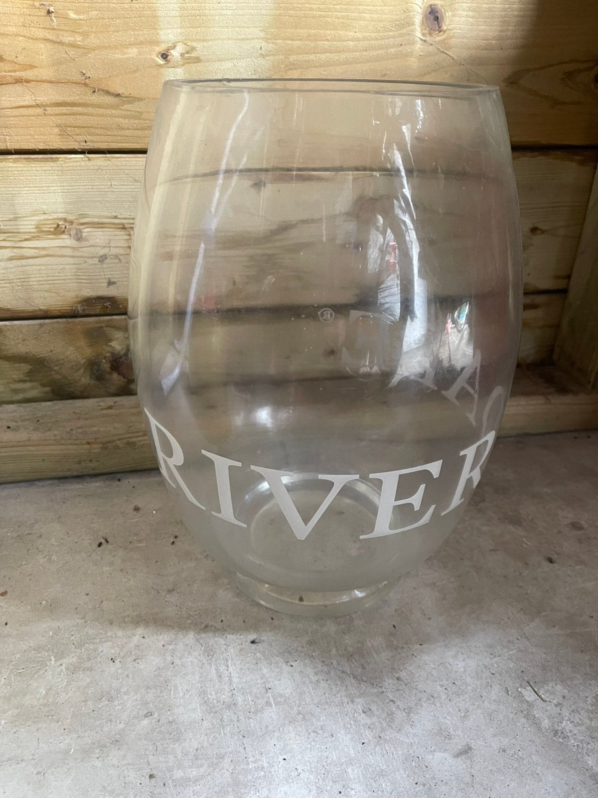 Riverdale vaas, Ophalen, Zo goed als nieuw, Overige kleuren, Glas