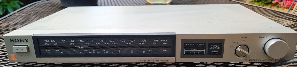 Vintage Sony ST-JX22L FM/AM Stereo Tuner (werkend), Ophalen of Verzenden, Gebruikt, Analoog