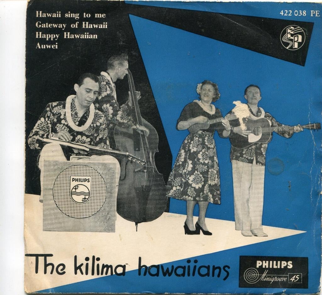 KILIMA HAWAIIANS  -  EP:  zie hoes (Hawaii sing to me), Cd's en Dvd's, Fotohoes, Ophalen of Verzenden, Gebruikt, Pop